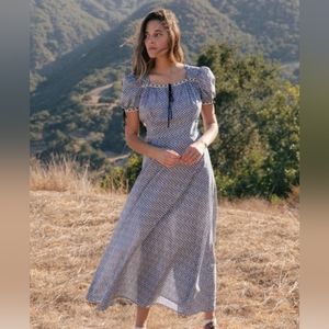 Christy Dawn The Dolly Dress Cerulean Anemone Field NWT $258